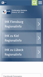 Mobile Screenshot of ihk-schleswig-holstein.de
